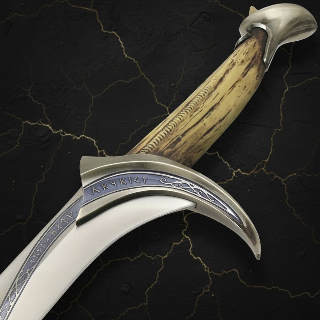 Replica Fantasy Elven Sword Prop Thorin Oakenshield Medieval Steel Blade - 4