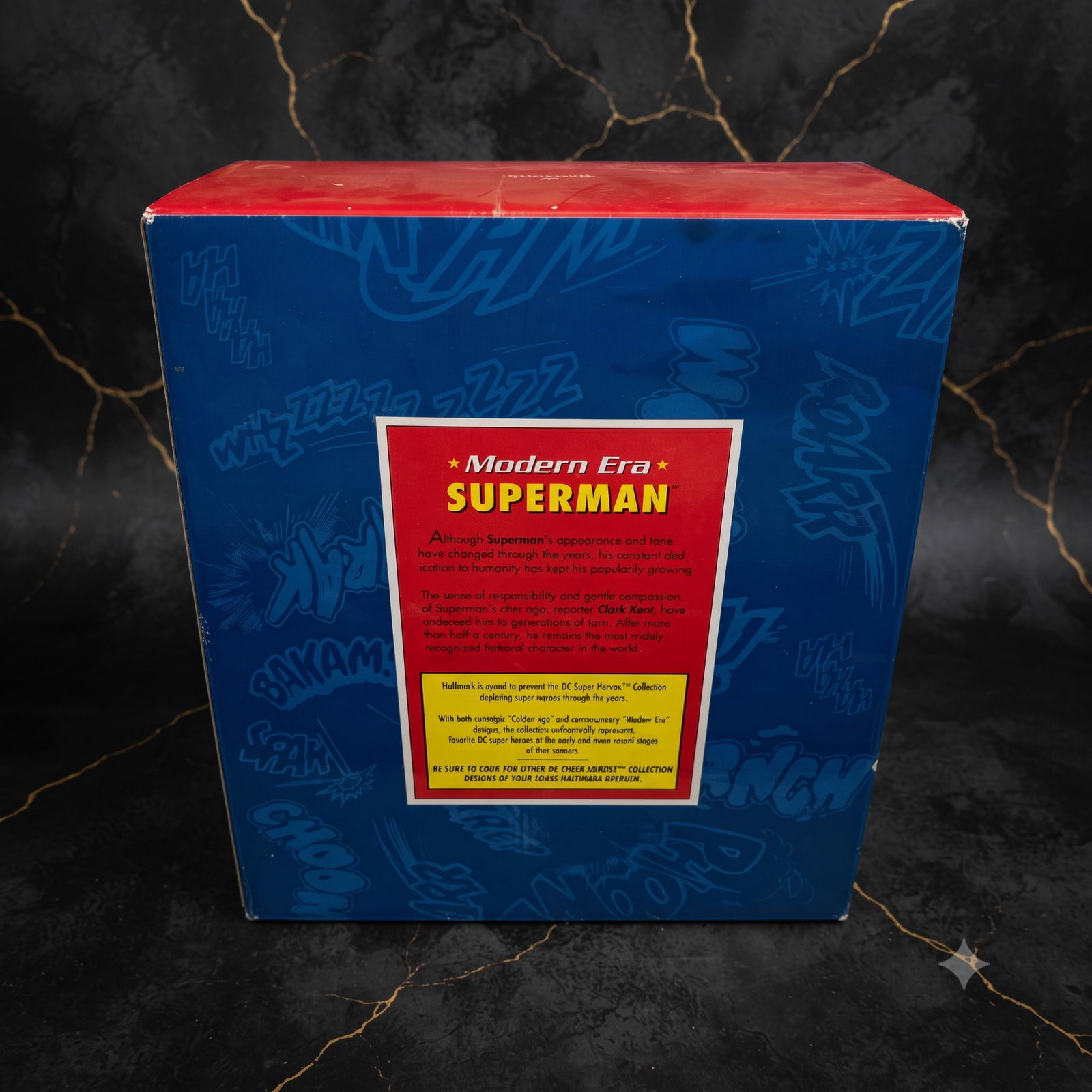 Vintage DC Comics Superhero Figurine In a Single Bound Boxed Ornament - 7