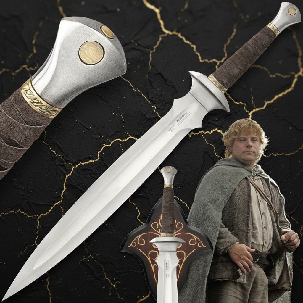 Fantasy Movie Miniature Blade with Wall Mount Display, 23.5 inch Collectible (1 of 5)