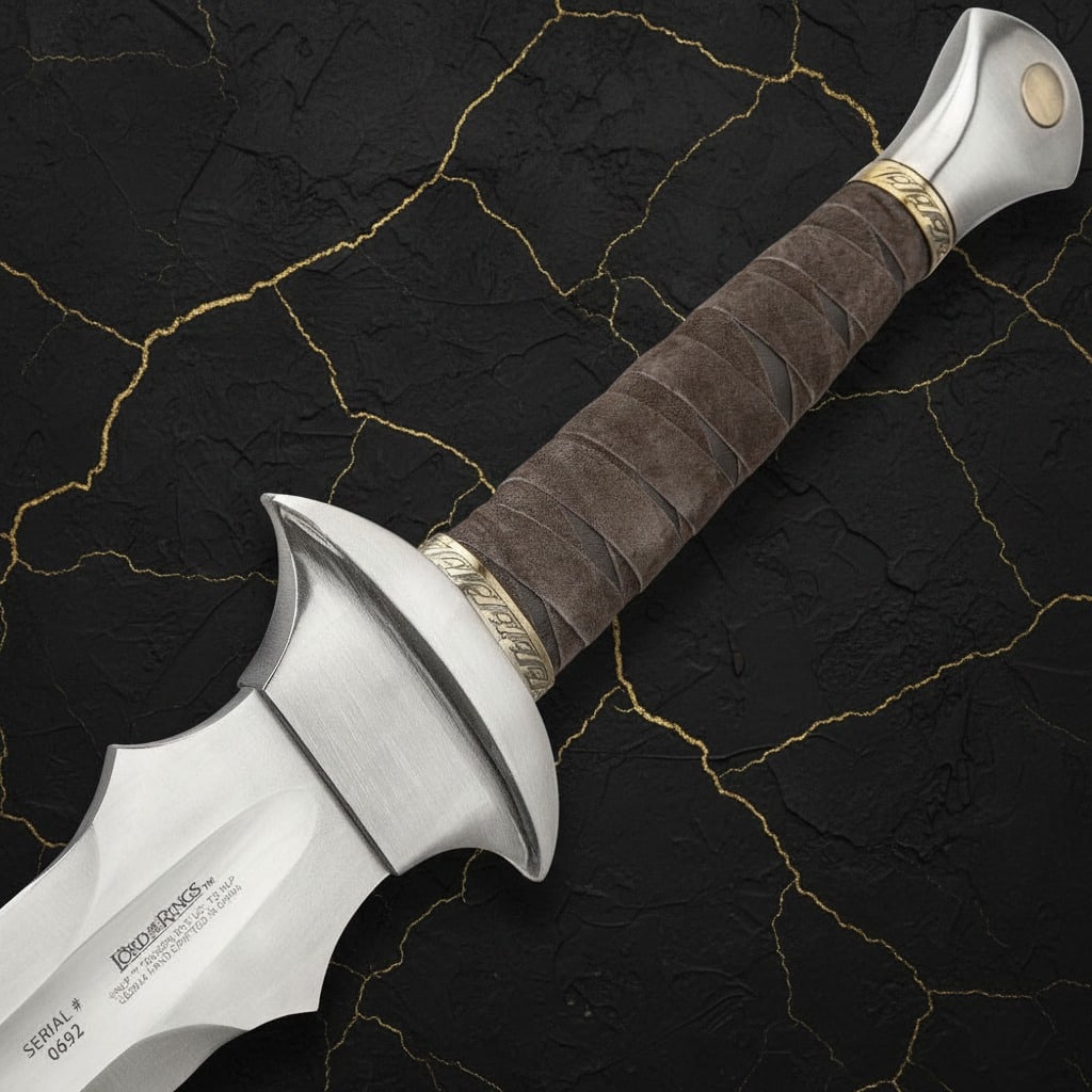 Fantasy Movie Miniature Blade with Wall Mount Display, 23.5 inch Collectible - 5