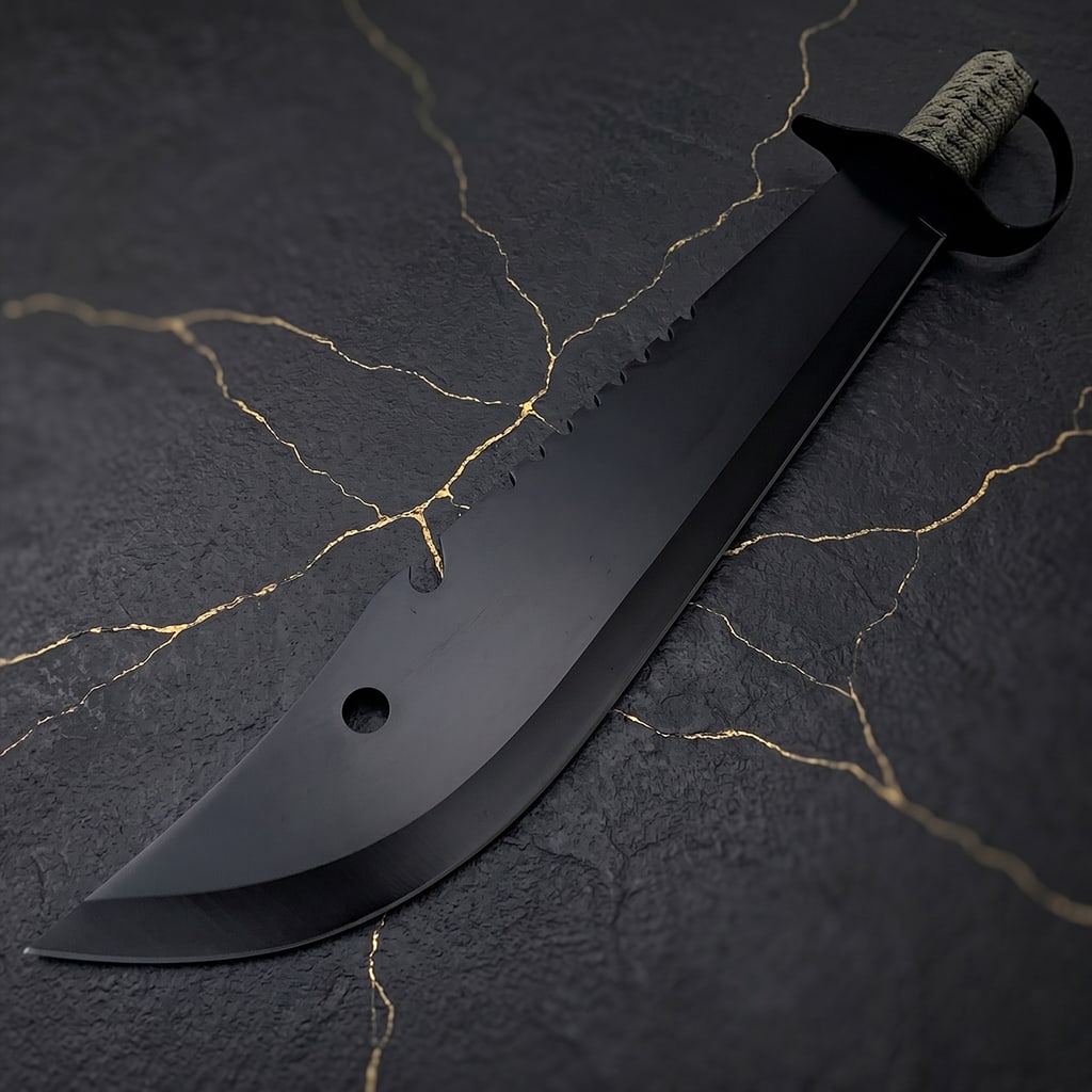 19.5" Full Tang Fixed Blade Machete Survival Bushcraft Hunting Sword: Title:19.5" Full Tang Fixed Blade Machete Survival Bushcraft Hunting Sword Description:This versatile bushcraft hunting survival machete is designed for performance and reliability in outdoor
