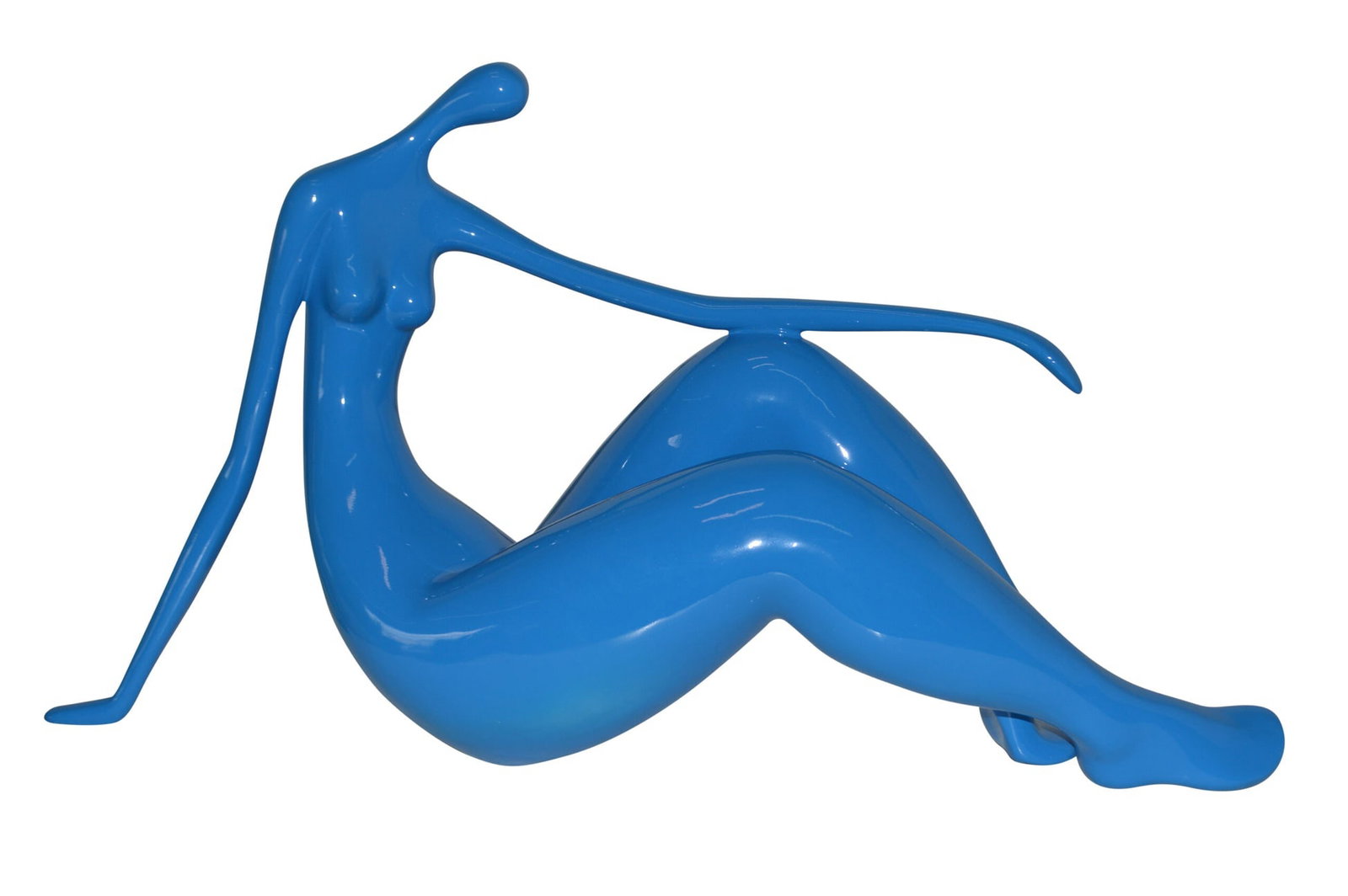 Modern Art Light Blue Woman on the Beach Resin Statue - Versatile Decorative Piece - 28"L x 8"W x: Title:Modern Art Light Blue Woman on the Beach Resin Statue - Versatile Decorative Piece - 28"L x 8"W x 16"H Description:Enjoy this happy looking modern art, resin statue of a Blue Women on the Beach.