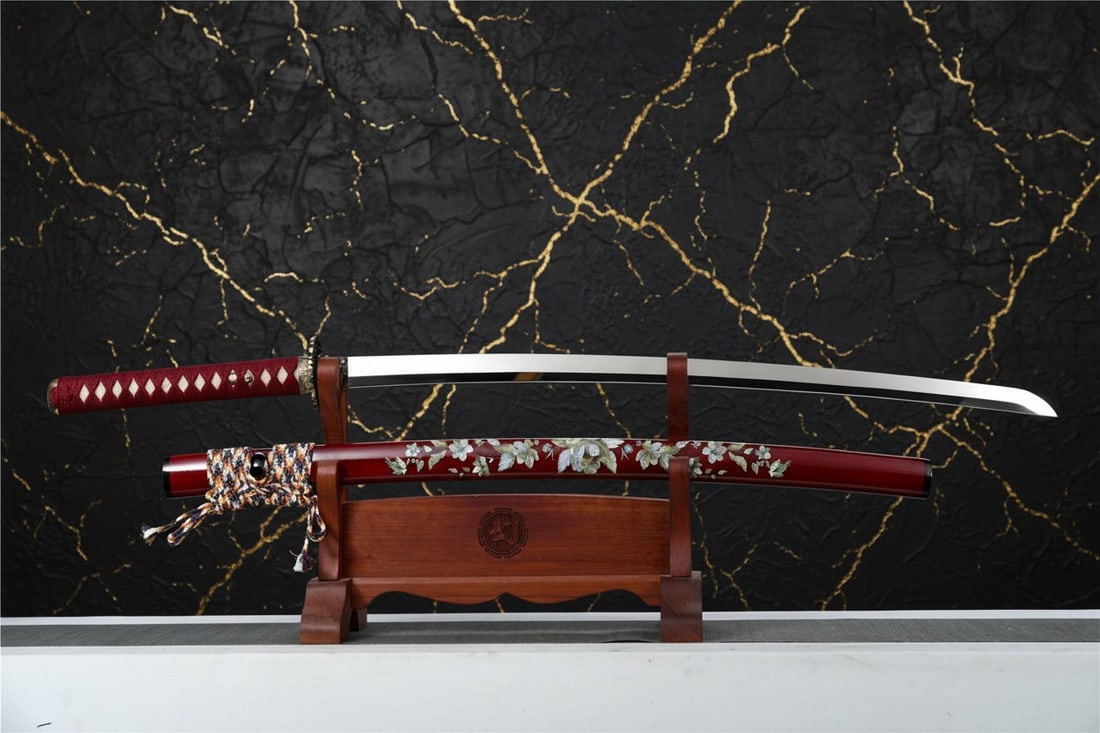 Hand-Forged Japanese Samurai Katana High Carbon Steel Sharp Blade Sword - 12