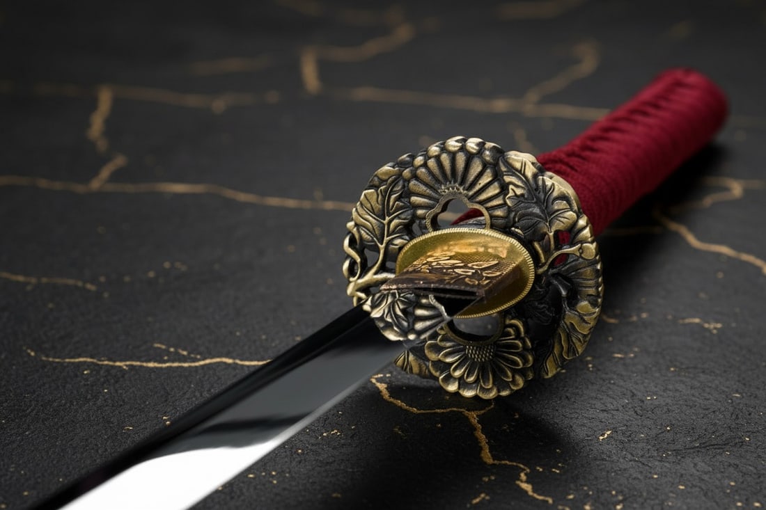 Hand-Forged Japanese Samurai Katana High Carbon Steel Sharp Blade Sword - 2