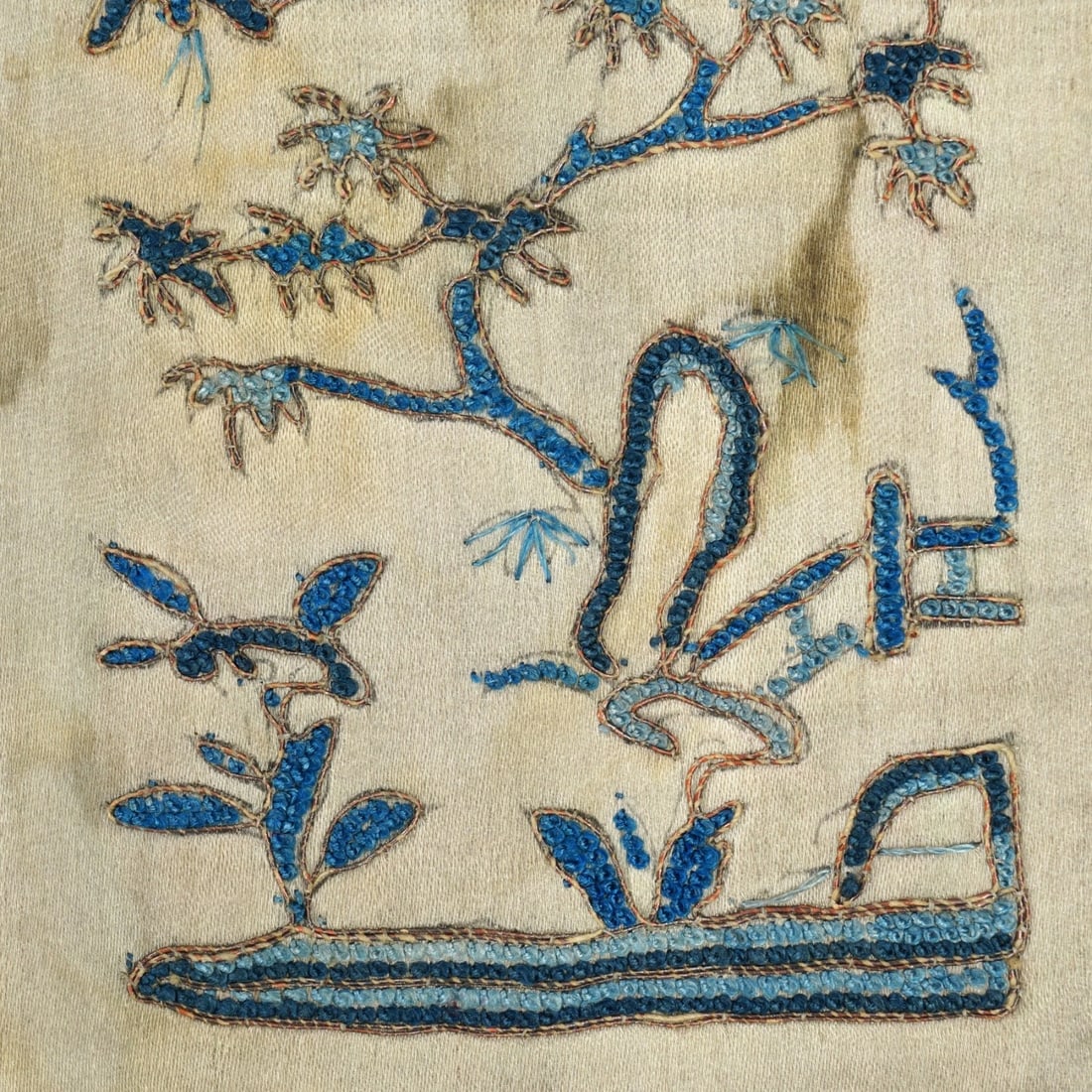 Antique Chinese Silk Sleeve Band Circa 1900 - 6