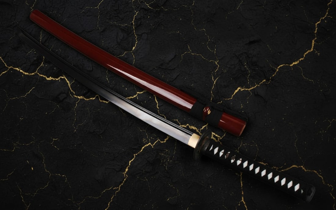 Hand-Forged 1095 Damascus Steel Katana Sharp Battle Ready Samurai Sword - 3