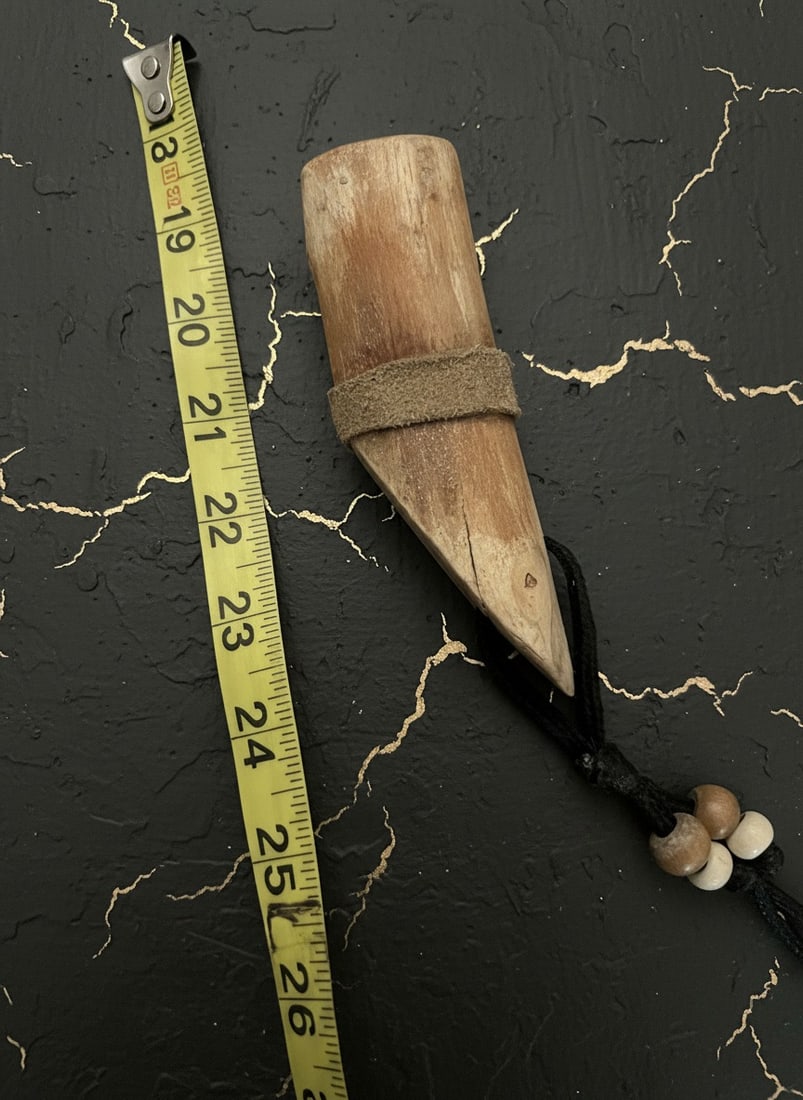 Handcrafted Indigenous Ceremonial Stone Axe Artifact - 8