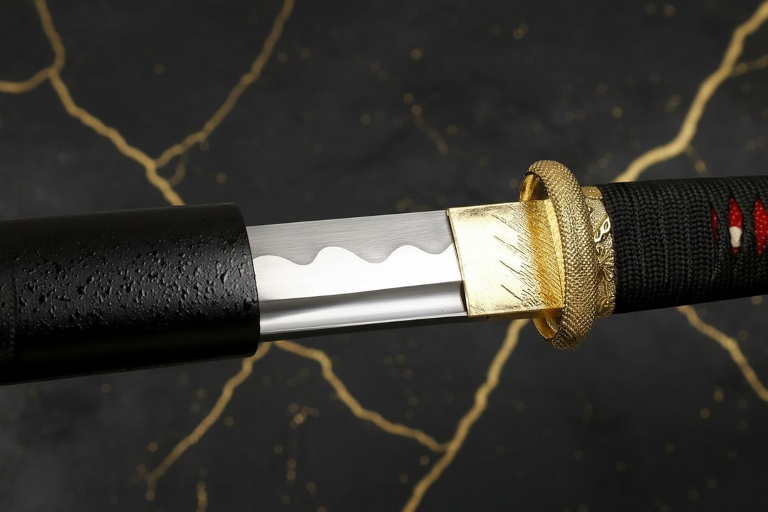 Sharp 1095 High Carbon Steel Japanese Samurai Katana Hand Forged Blade - 4