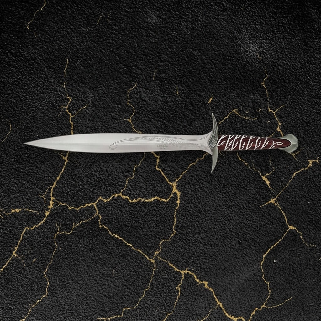 Elven Fantasy Dagger Prop Replica with COA Middle Earth Collectible Gift - 2