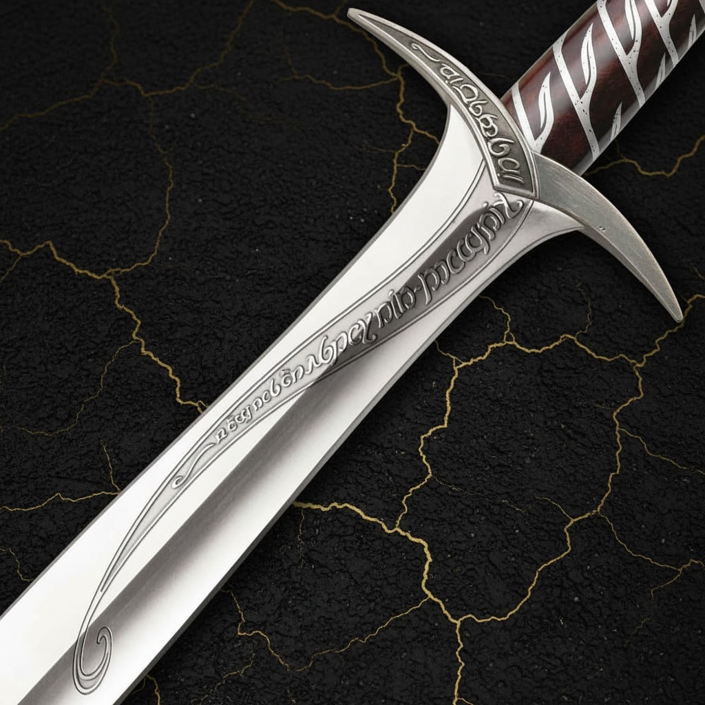 Elven Fantasy Dagger Prop Replica with COA Middle Earth Collectible Gift - 5