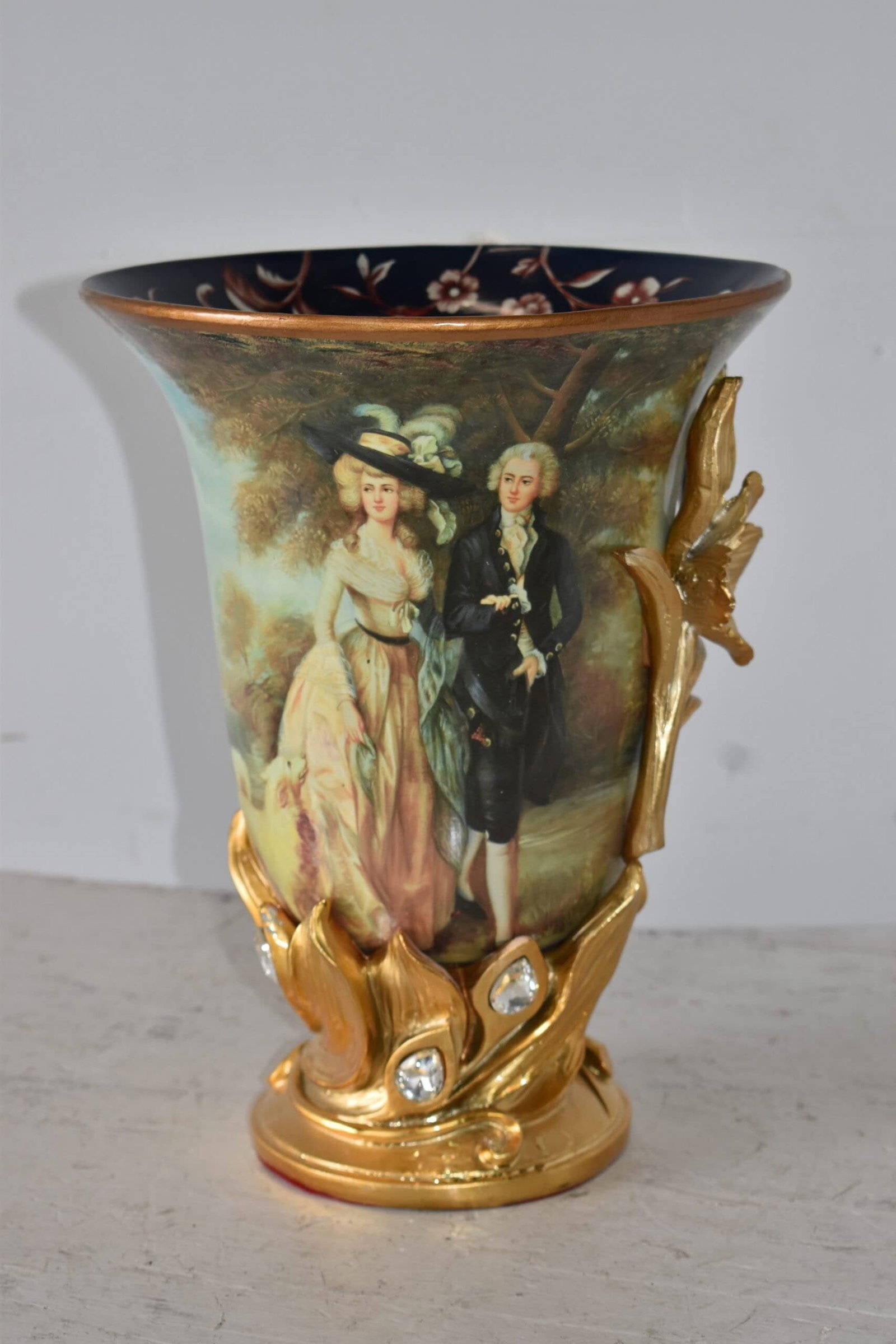 Mr and Mrs William Hallett Replica Resin Vase Size: 10" x 10" x 13"H - 4