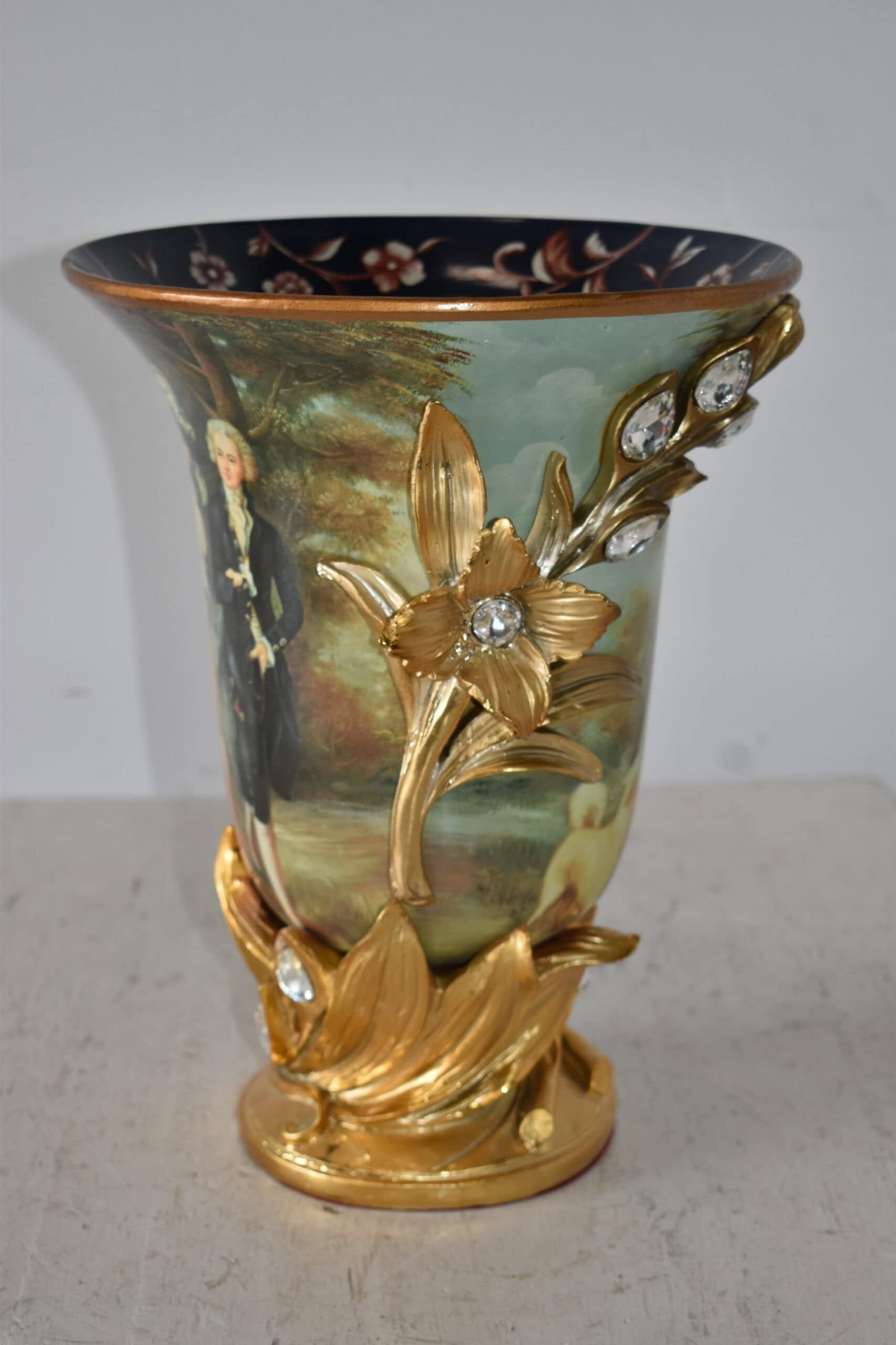 Mr and Mrs William Hallett Replica Resin Vase Size: 10" x 10" x 13"H - 6