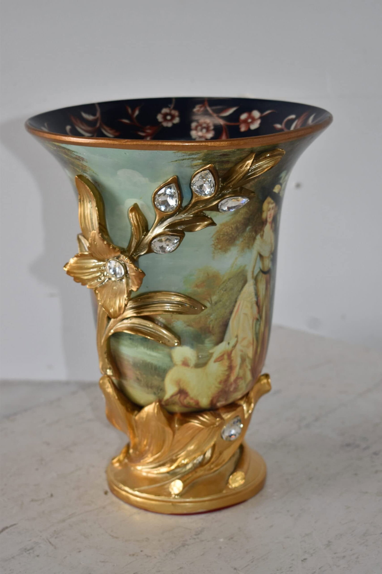Mr and Mrs William Hallett Replica Resin Vase Size: 10" x 10" x 13"H - 7