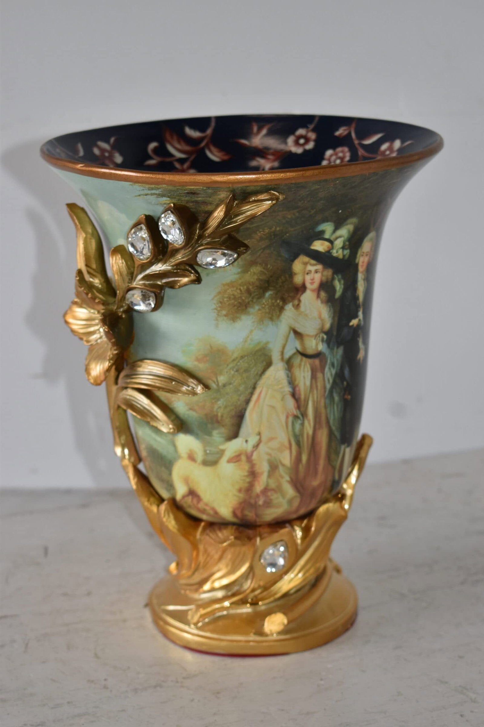 Mr and Mrs William Hallett Replica Resin Vase Size: 10" x 10" x 13"H - 8