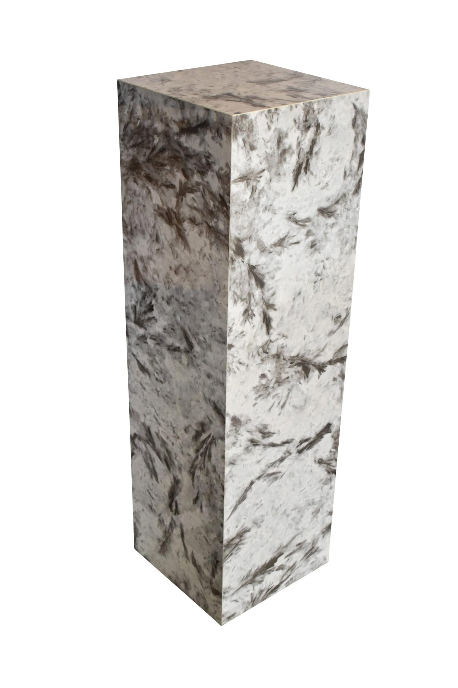 Pedestal For Artwork, Modern Gray Black and White Porcelain. 12" x 12" x 39"H (1 of 11)