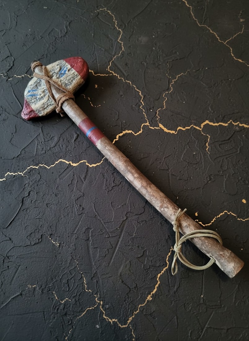 Handmade Antique Indian Axe Decorative Traditional Tribal Weapon (1 of 4)