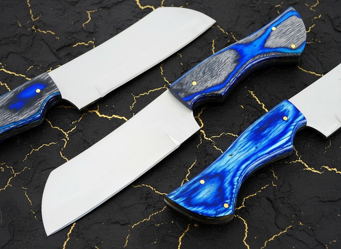 Custom D2 Steel Handmade Fixed Blade Hunting Knife Wood Camping Tool (1 of 6)