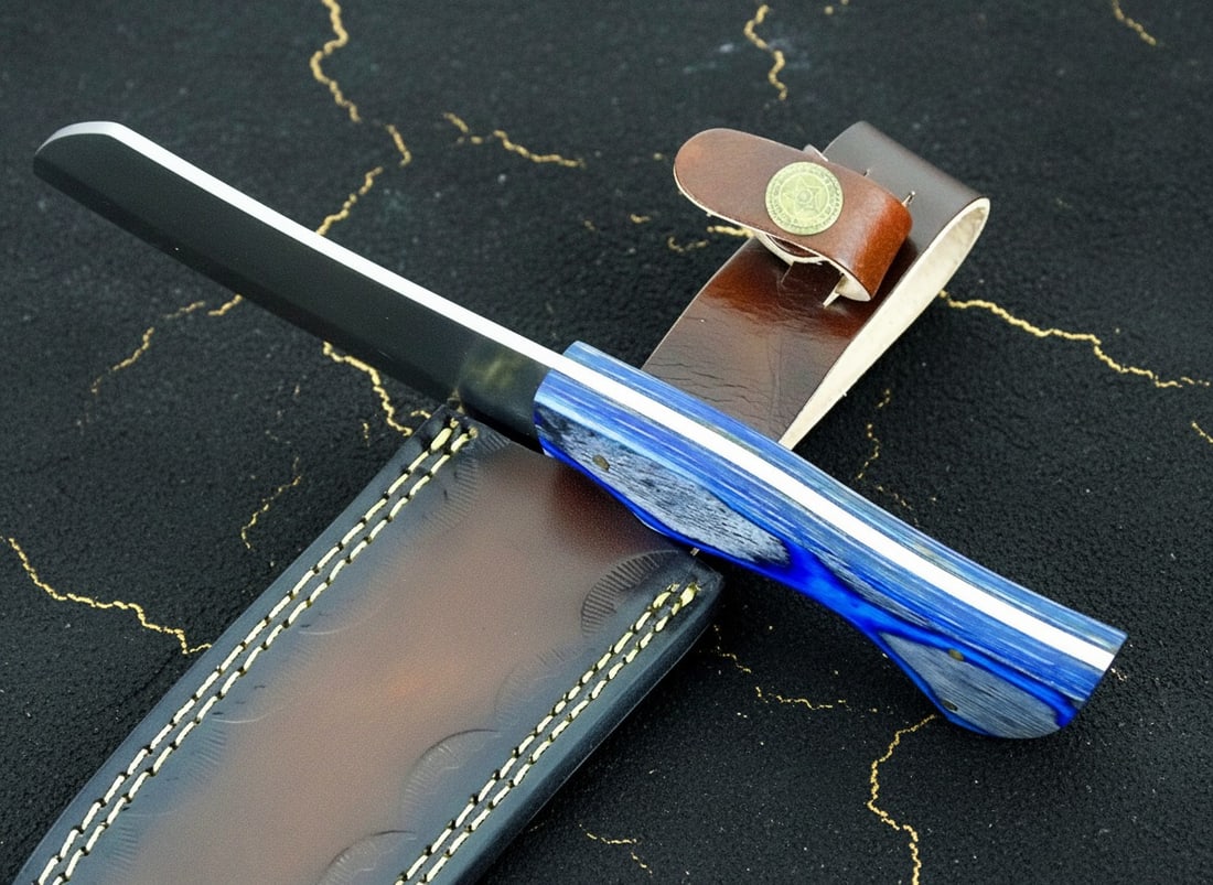 Custom D2 Steel Handmade Fixed Blade Hunting Knife Wood Camping Tool - 4