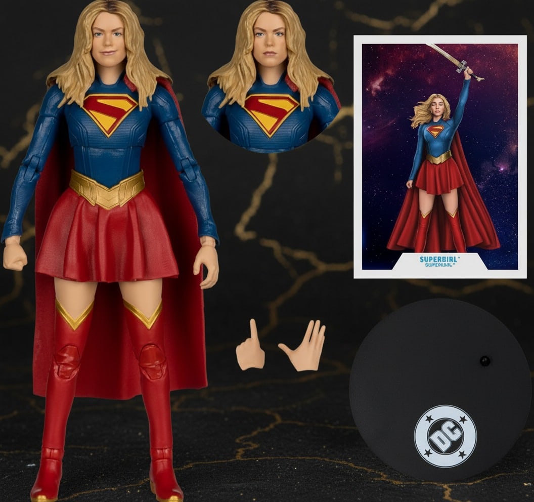 7" Supergirl Action Figure DC Multiverse Movie Edition Collectible Doll - 5