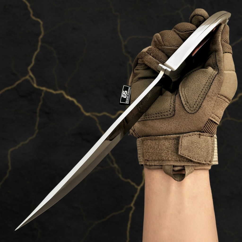11.25" Fixed Blade Full Tang Bowie Survival Knife Outdoor Tactical Tool - 3