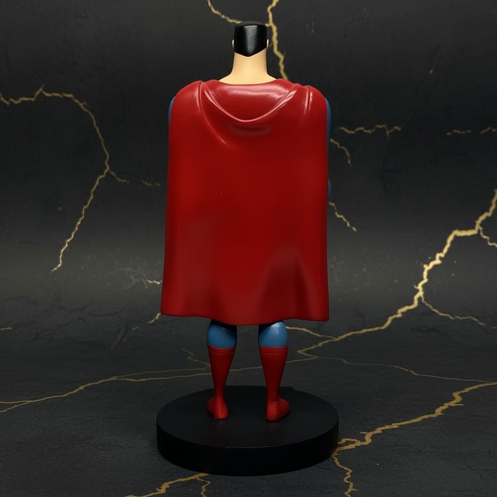 Vintage 1996 Superman Animated Series Cold Cast Porcelain Figurine Statue - 3