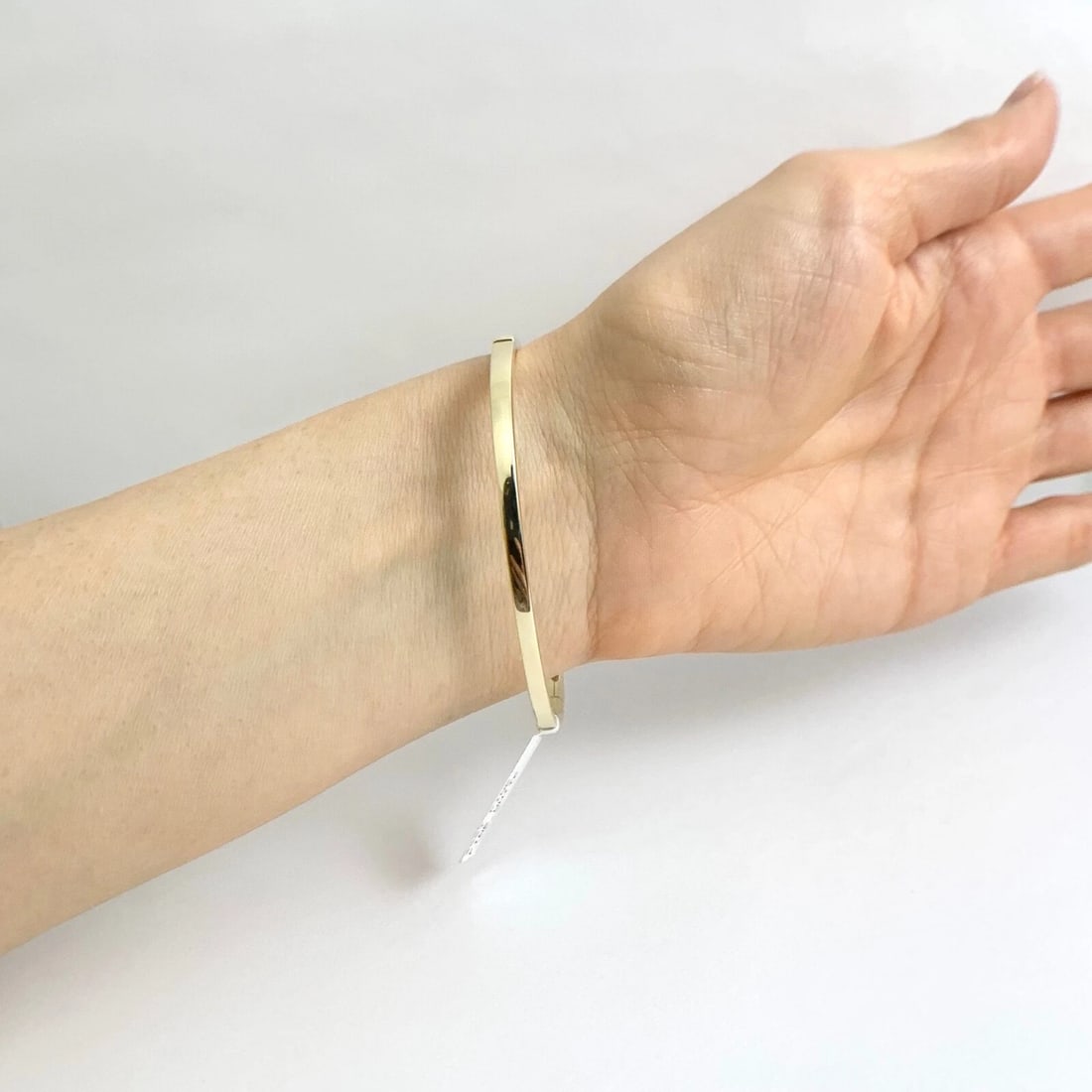 Round Diamond Bangle Bracelet 14K Yellow Gold, 2.25 CTW - 4