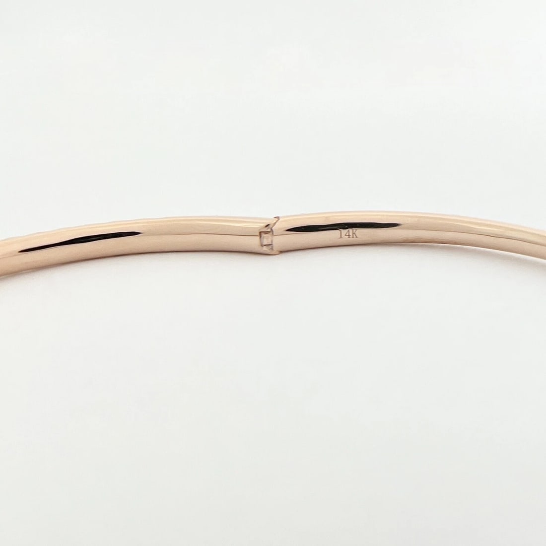 Round Diamond Bangle Bracelet 14K Pink Rose Gold, 2.15 CTW - 9