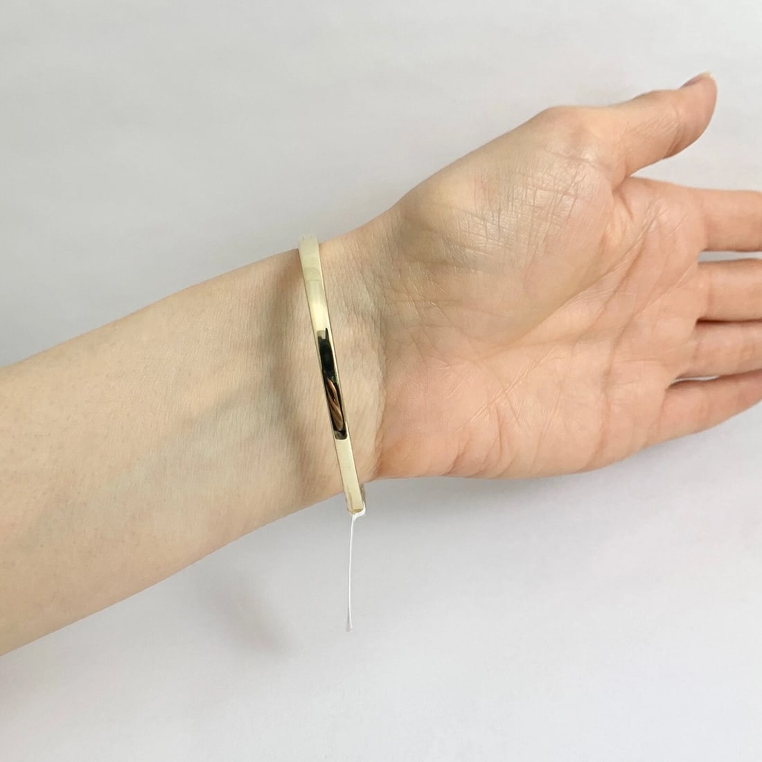 Round Diamond Bangle Bracelet 14K Yellow Gold, 3.05 CTW - 5