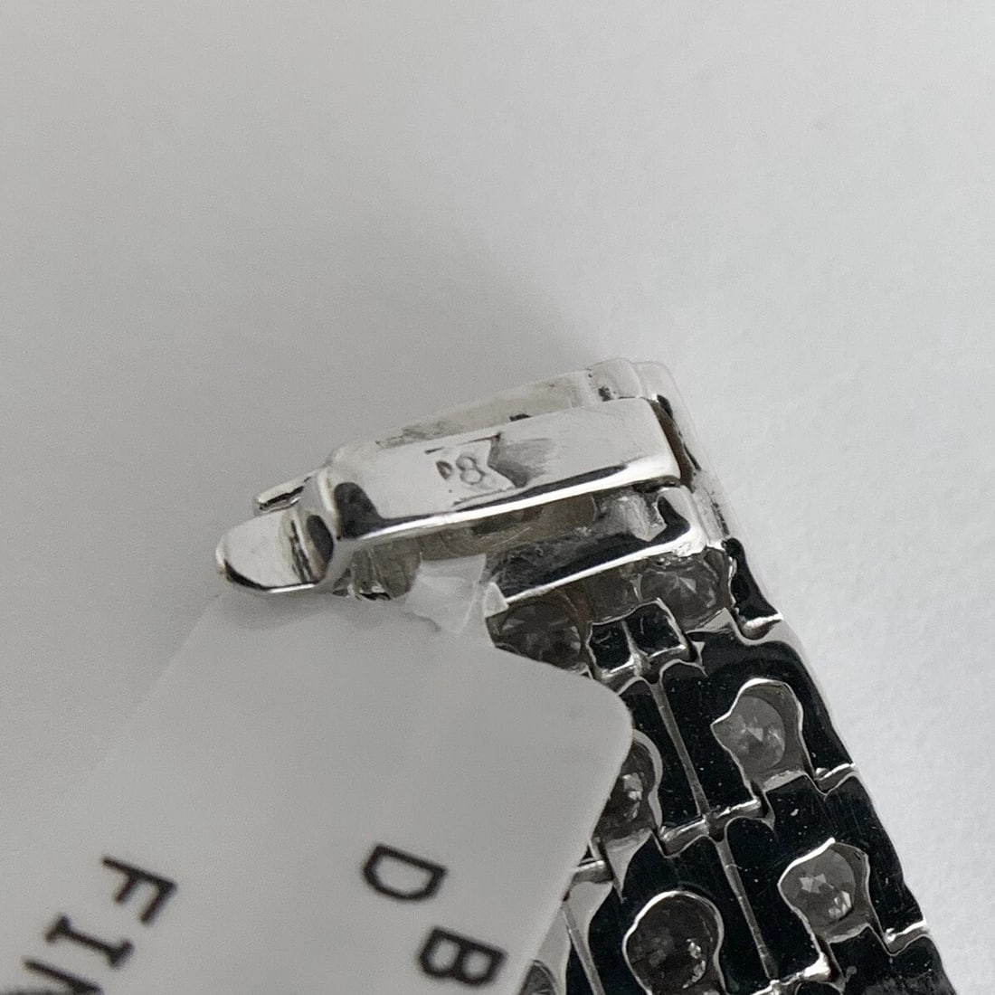Wide 3-Row Diamond Bracelet 18K White Gold 30.95 CTW, 7 Inches, 63.35 Grams - 9