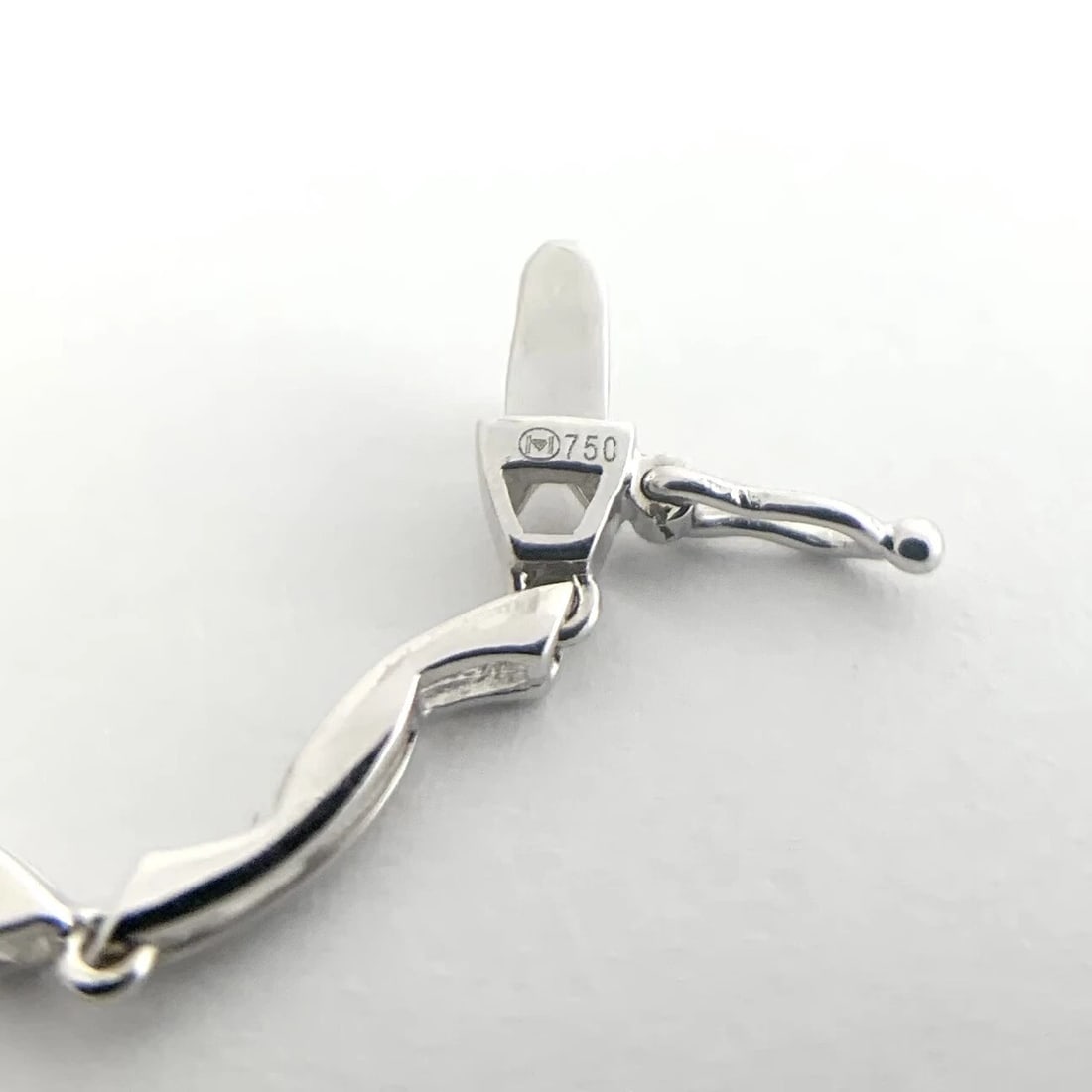 Flower Cluster Diamond Pendant Y Lariat Necklace 18K White Gold 2.29 CTW 13.84 G - 10