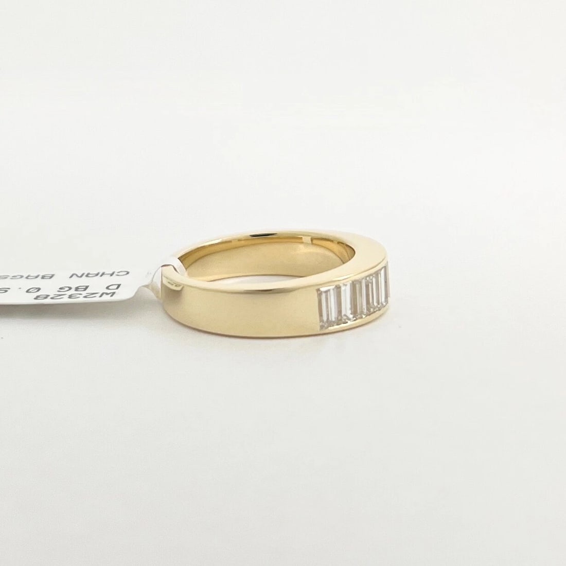 Baguette Diamond Channel-Set Band Ring 14K Yellow Gold, .95 CTW - 7