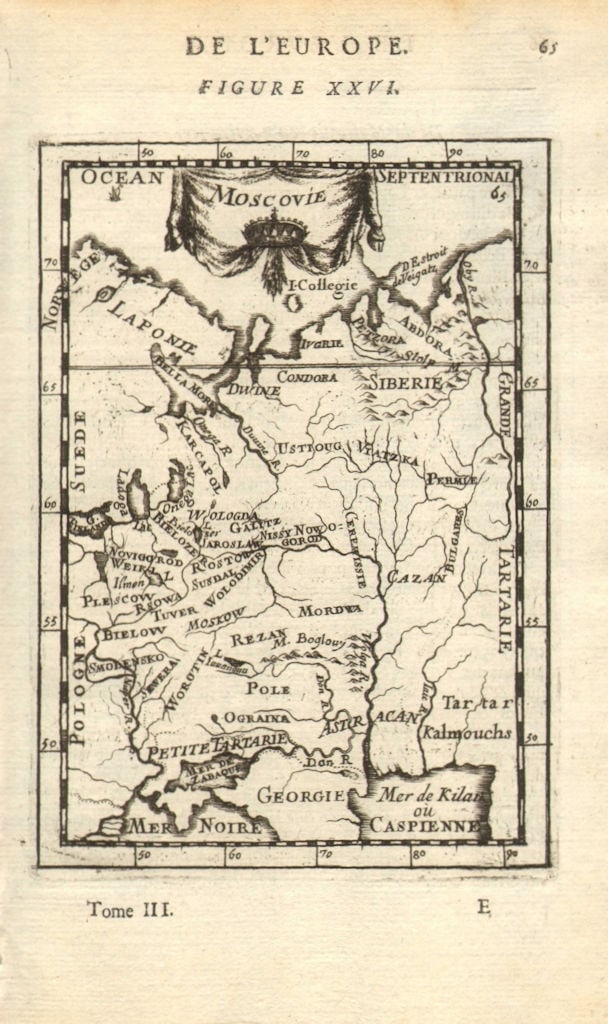 RUSSIA UKRAINE. Moscovie (Muscovy Великое Кн (1 of 1)