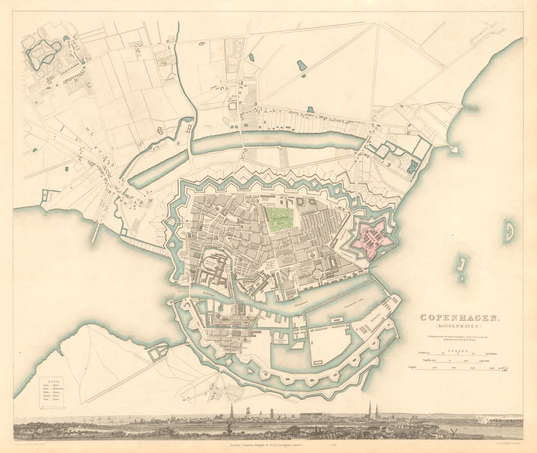 COPENHAGEN KIOBENHAVEN KOBENHAVEN KØBENHAVN. Town city map plan. SDUK 1847: Title: COPENHAGEN KIOBENHAVEN KOBENHAVEN KØBENHAVN. Town city map plan. SDUK 1847 Description: COPENHAGEN (KIOBENHAVEN)' by S.D.U.K. - Society for the Diffusion of Useful Knowledge. Published
