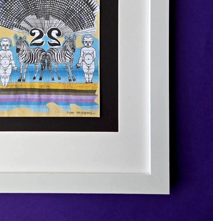 Pedro Friedeberg – “ ZEBRAS & SYMMETRY ” | Surrealist Symbolic Signed Print - 3