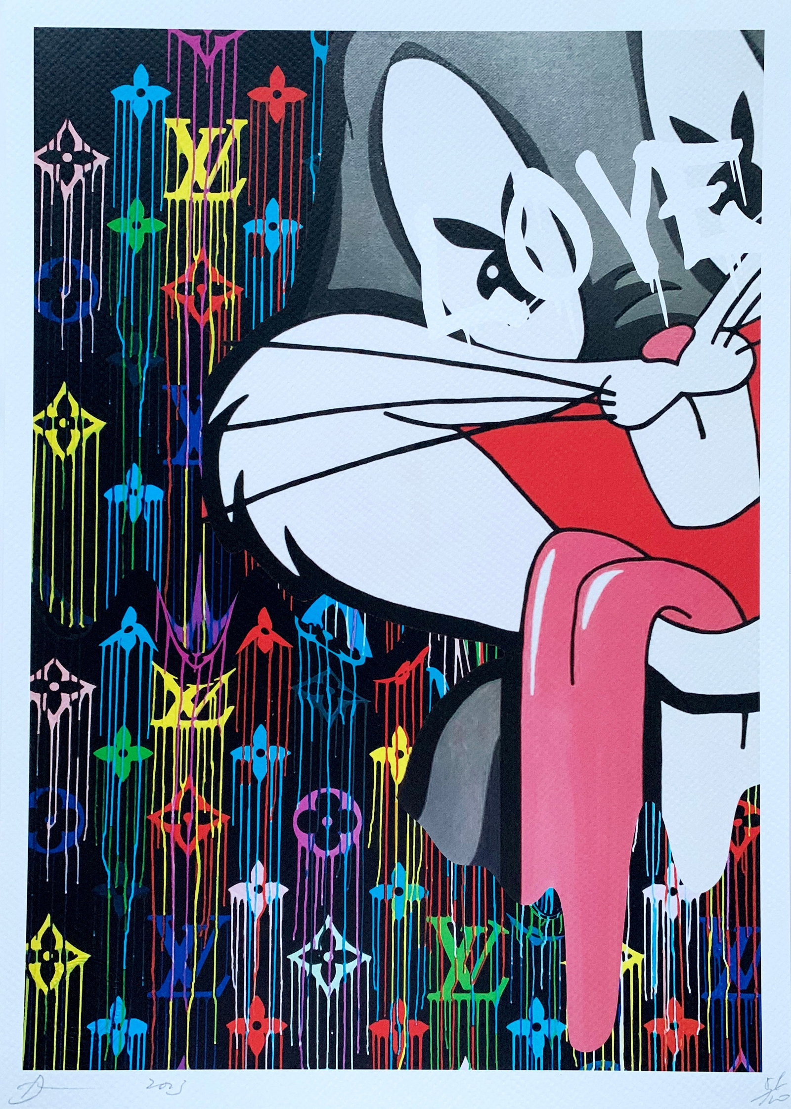 Death NYC Bugs Bunny Louis Vuitton: Title:Death NYC Bugs Bunny Louis Vuitton Date/Period21st Century Materials:Giclee on Fine art 300 gsm paper Size:17 3/4 x 12 1/2 inches Description:Artist: Death NYC, limited edition giclee on paper,