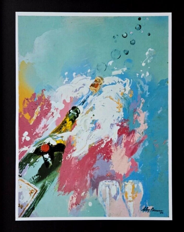 LeRoy Neiman LIFE IN MONACO Signed Pop Art Framed New 14x11 PARTY MONTECARL0 - 2