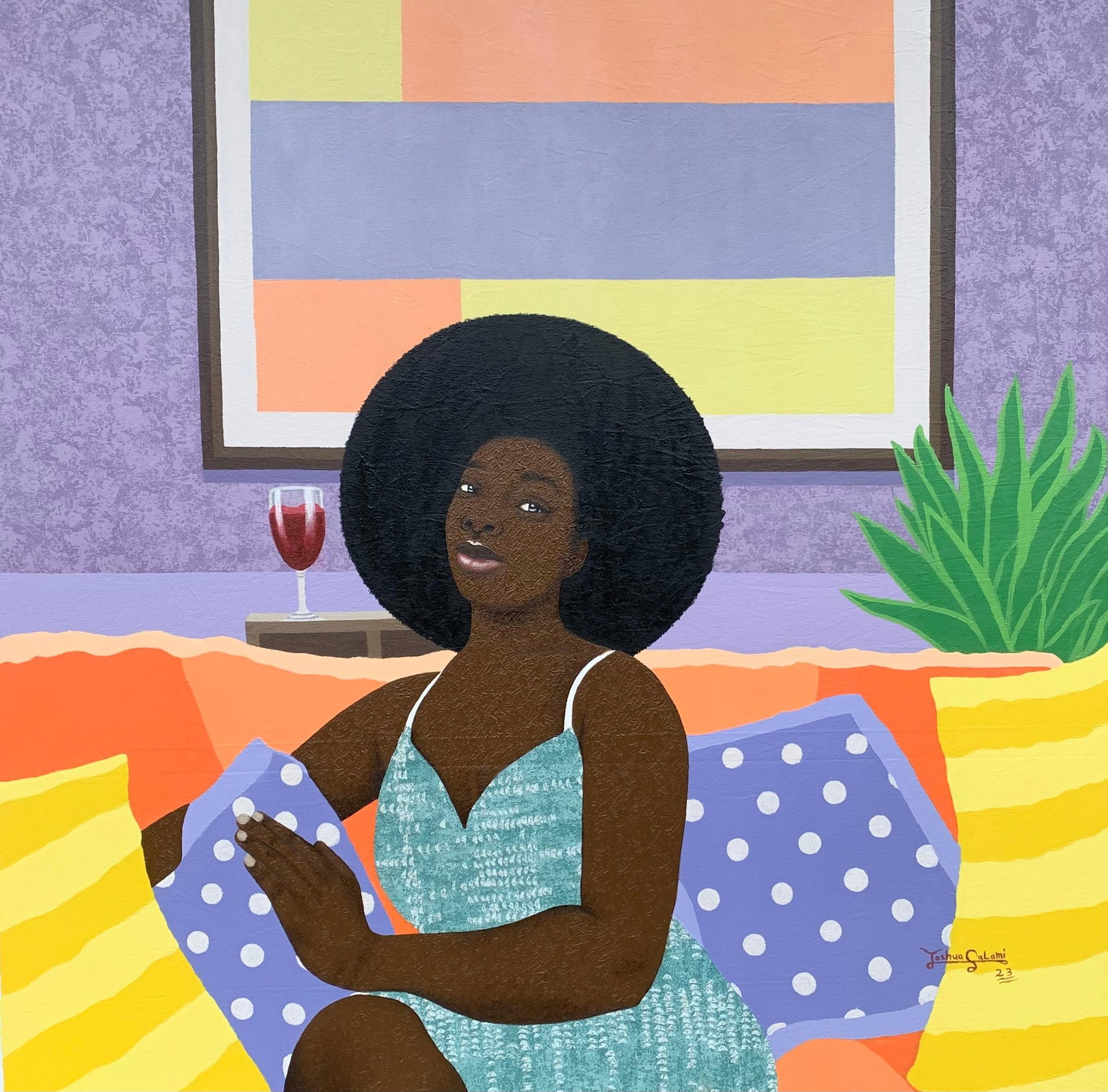 Joshua Salami, In Her Space, 2022 - 5
