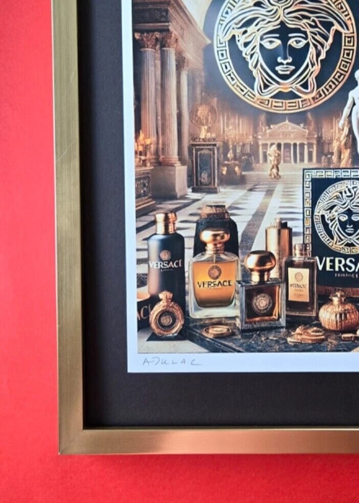 ALEXANDER DULAC VERSACE Hand Signed Authentic Framed Print Ltd.Ed. of 10 COA! - 2