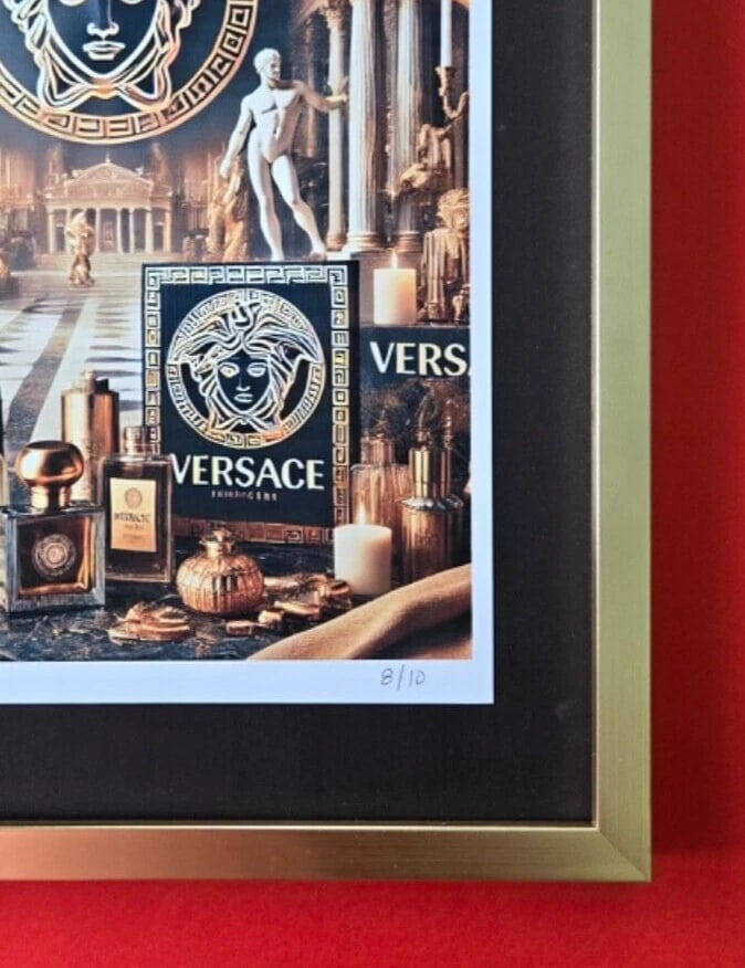 ALEXANDER DULAC VERSACE Hand Signed Authentic Framed Print Ltd.Ed. of 10 COA! - 3