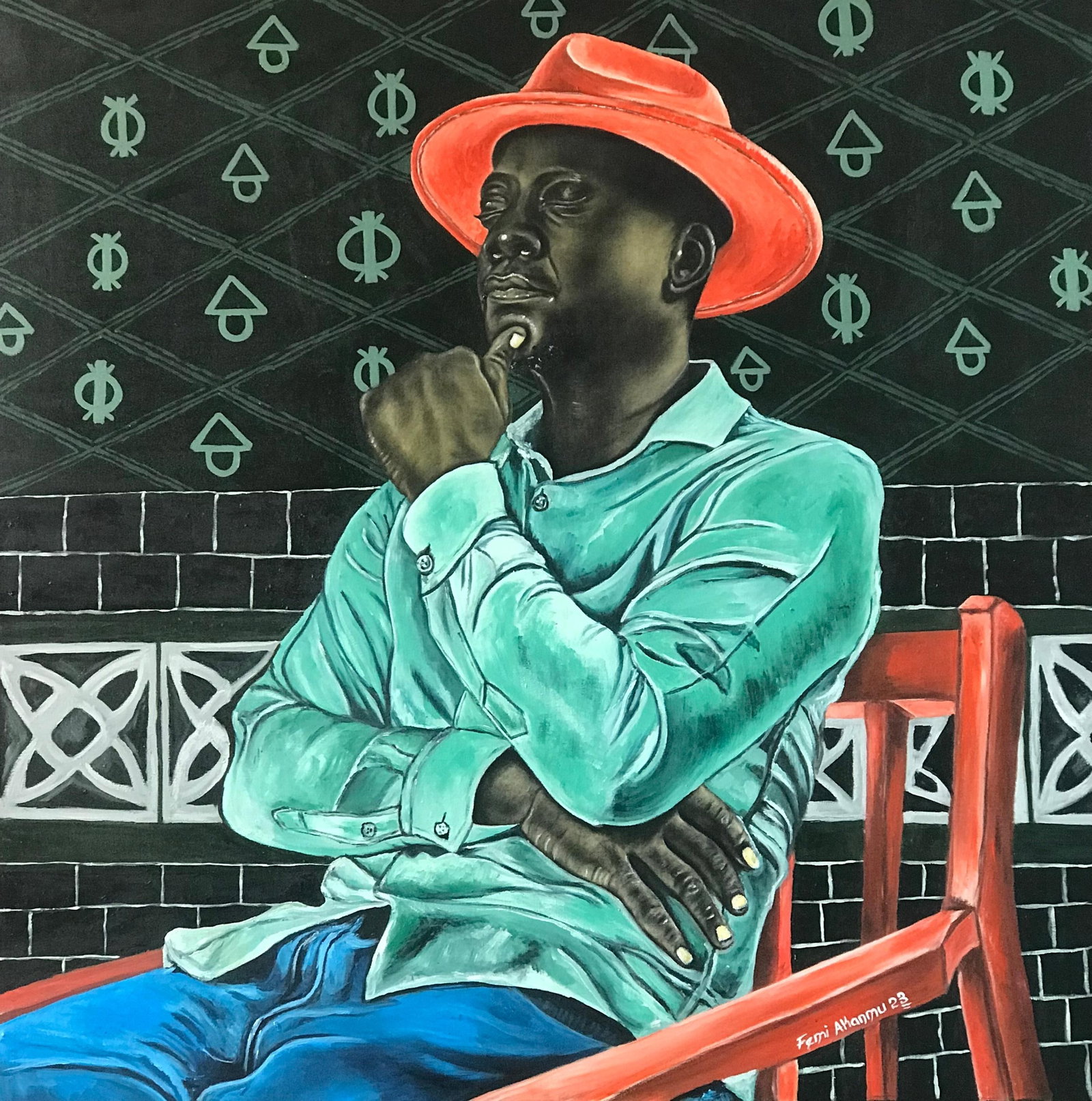 Oluwafemi Akanmu, Meditate, 2023 - 13