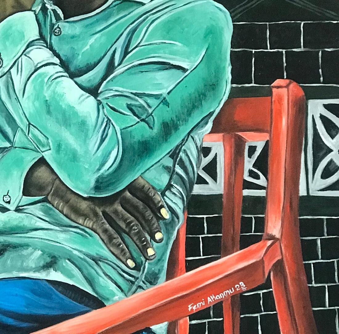 Oluwafemi Akanmu, Meditate, 2023 - 17