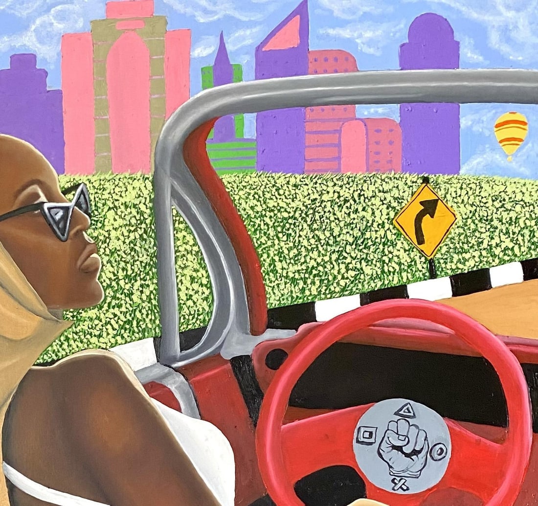 Tolulope Adigbo, Wandering Wheels (Ajala 2), 2023 - 6
