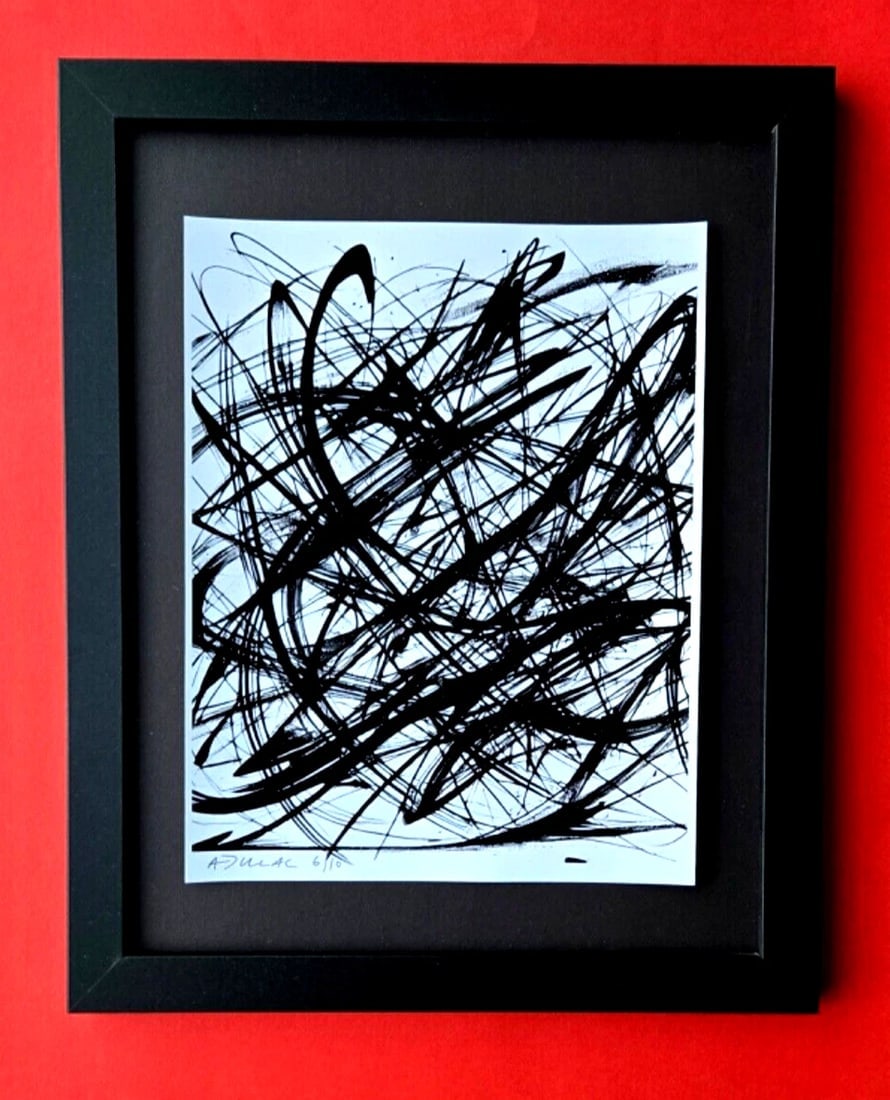 ALEXANDER DULAC | MY SUBTLE MIND Hand Signed Print Edition of 10 COA: My art is a celebration of the grandeur and splendor of the Legends of our Time. Through my portraits, I seek to immortalize those who not only define but also inspire aspiration and luxury in our