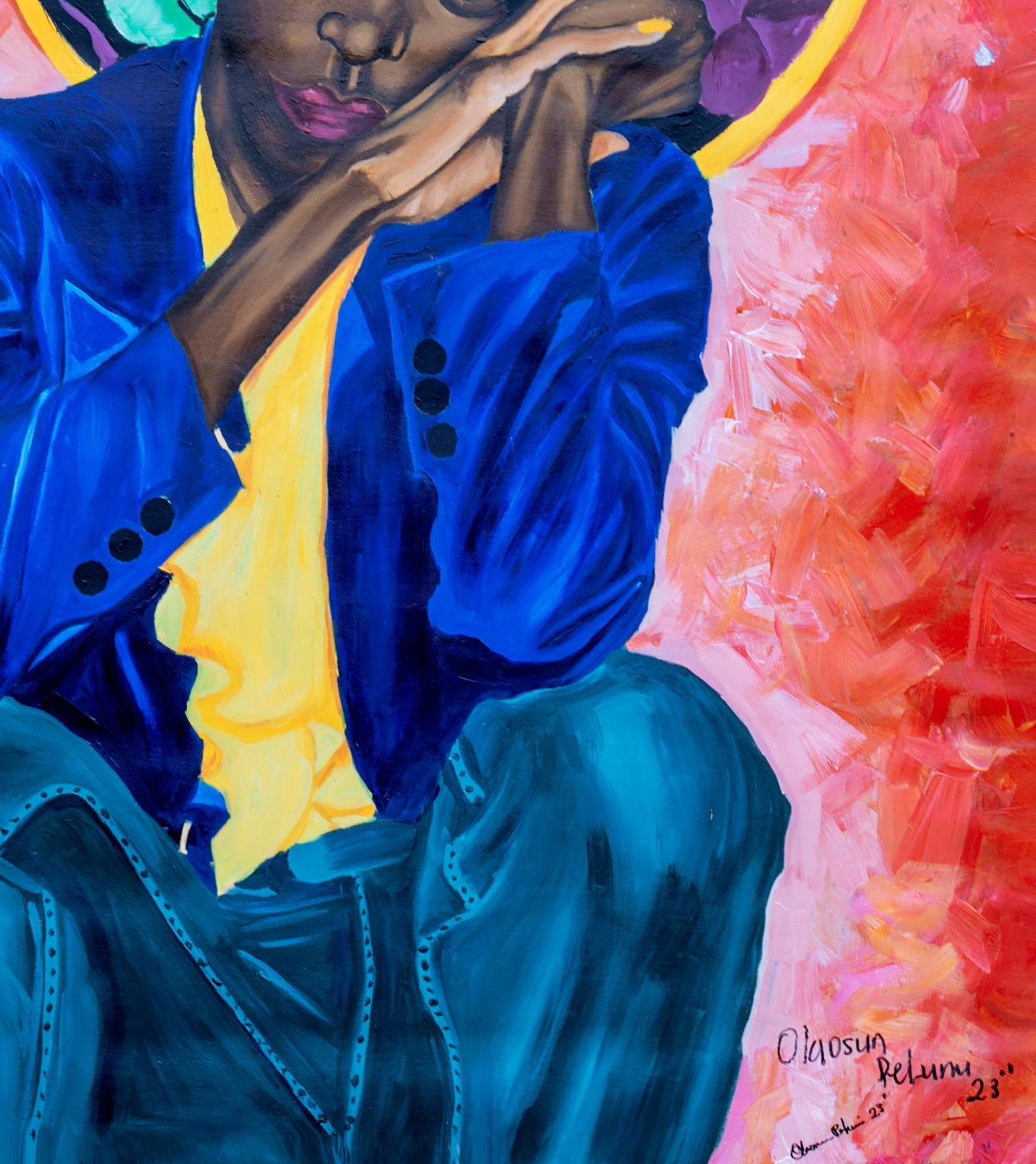 Olaosun Oluwapelumi, Conversation With Myself, 2023 - 9