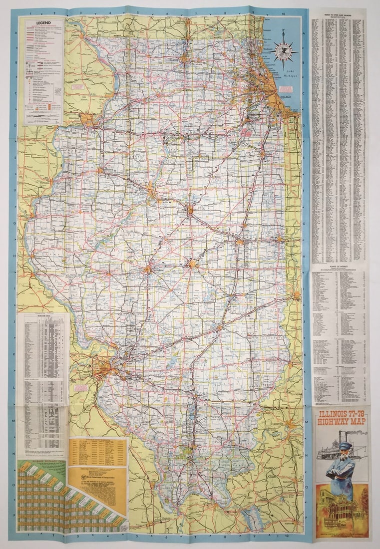 Illinois 77-78 Highway Map - 2
