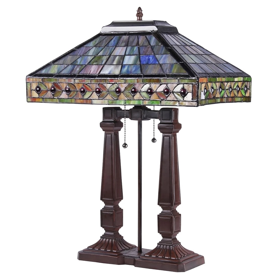 Mission Stained Glass Table Desk Lamp - 2