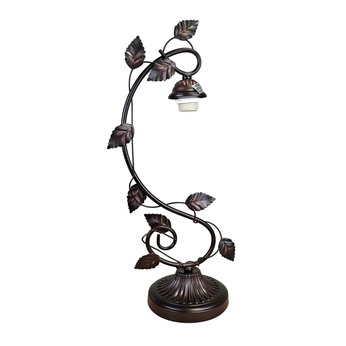 23" Stained Glass Dragonfly Floral Table Lamp - 4