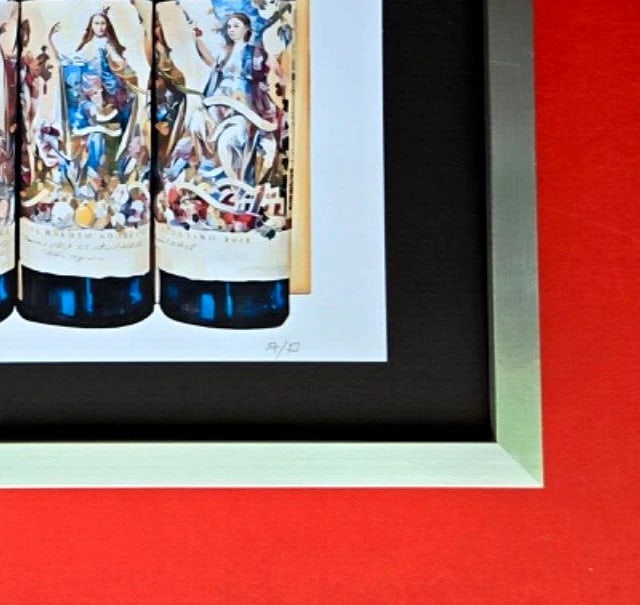 ALEXANDER DULAC | CATENA ZAPATA MALBEC Hand Signed Print Edof10 | COA - 5