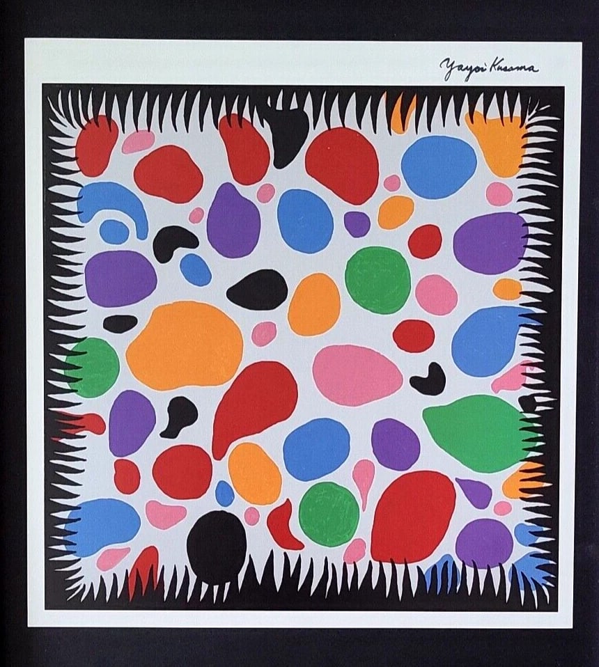 Yayoi Kusama | 1990's Artistic Pop Art Print Signed | Mounted and Framed | - 2