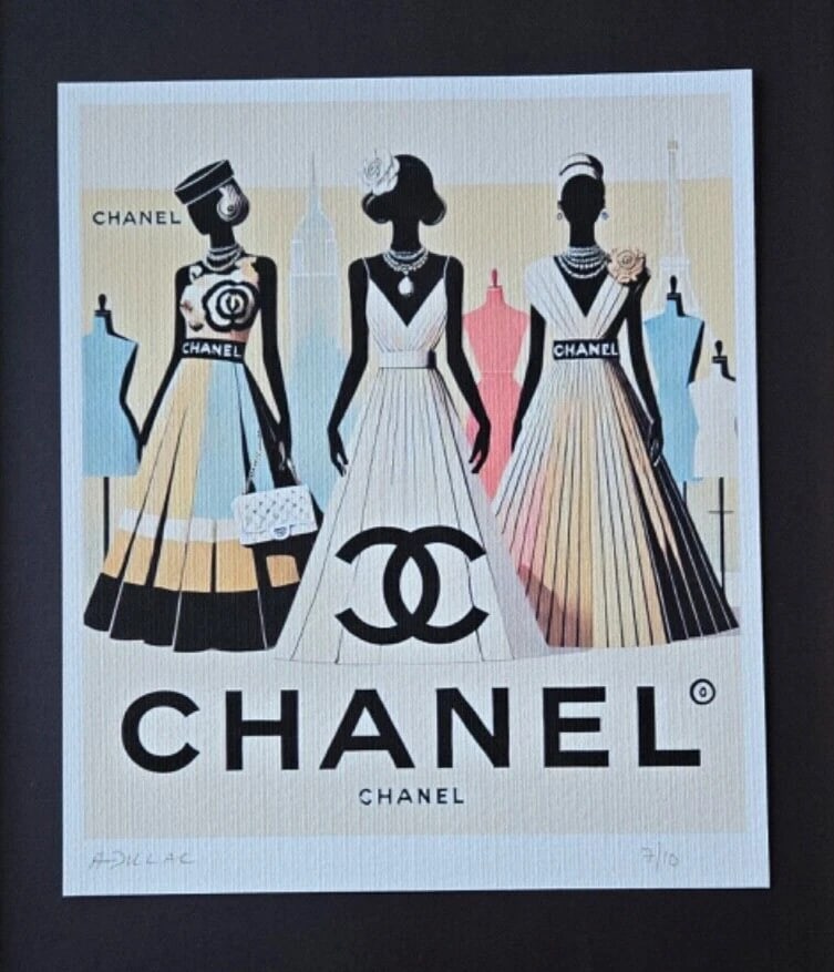 ALEXANDER DULAC | CHANEL Hand Signed Authentic Print Edition of 10 | COA - 2